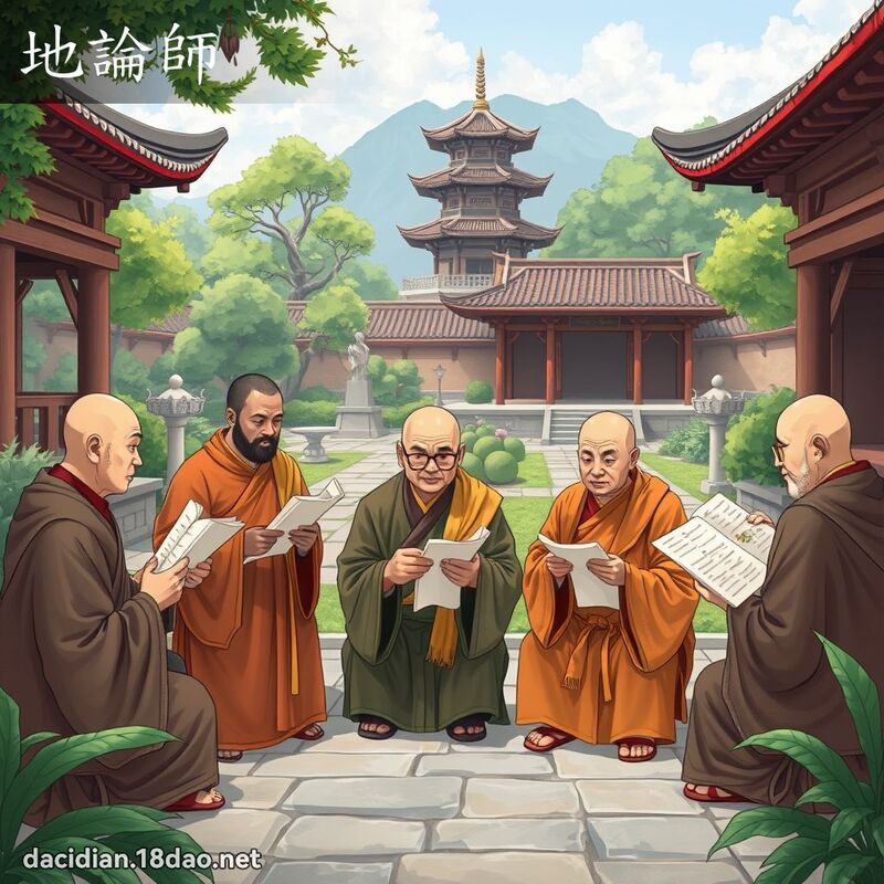 地论师 - 国语大辞典配图