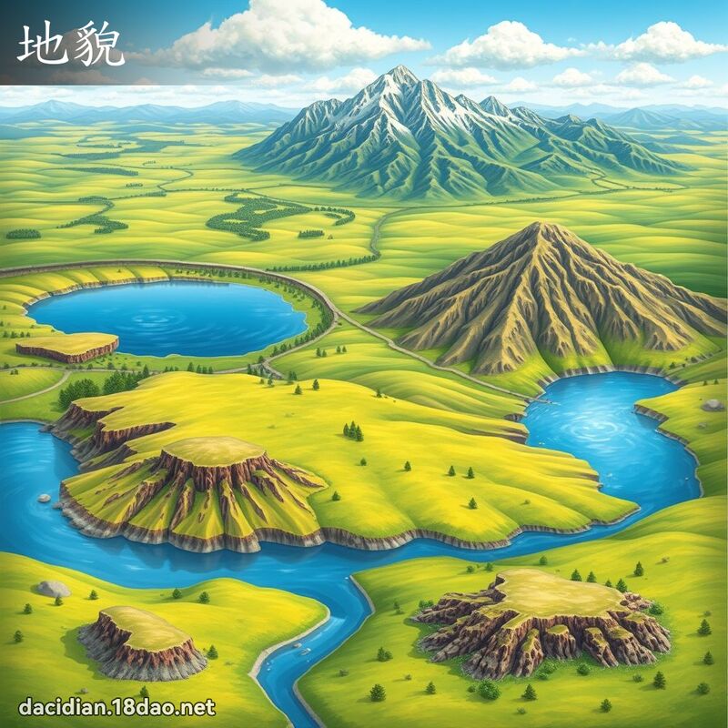 地貌 - 國語大辭典配圖