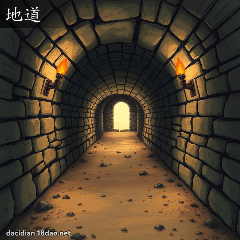 詞語: 地道 (多意詞)