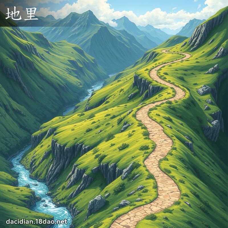 地里 - 國語大辭典配圖