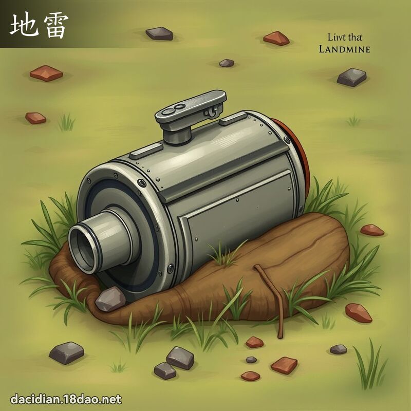 地雷 - 國語大辭典配圖