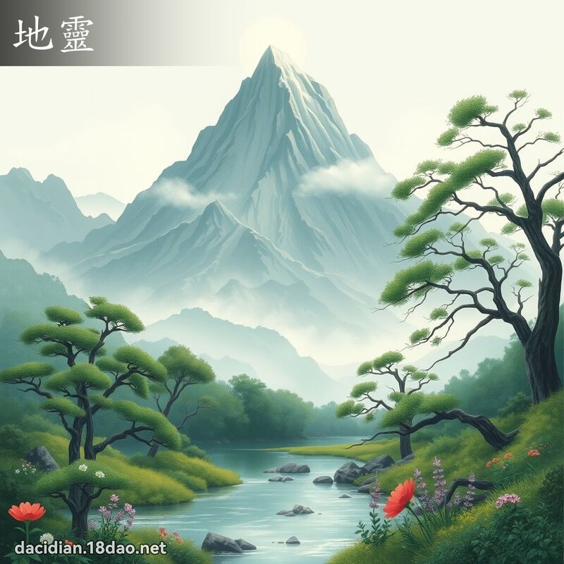 地靈 - 國語大辭典配圖