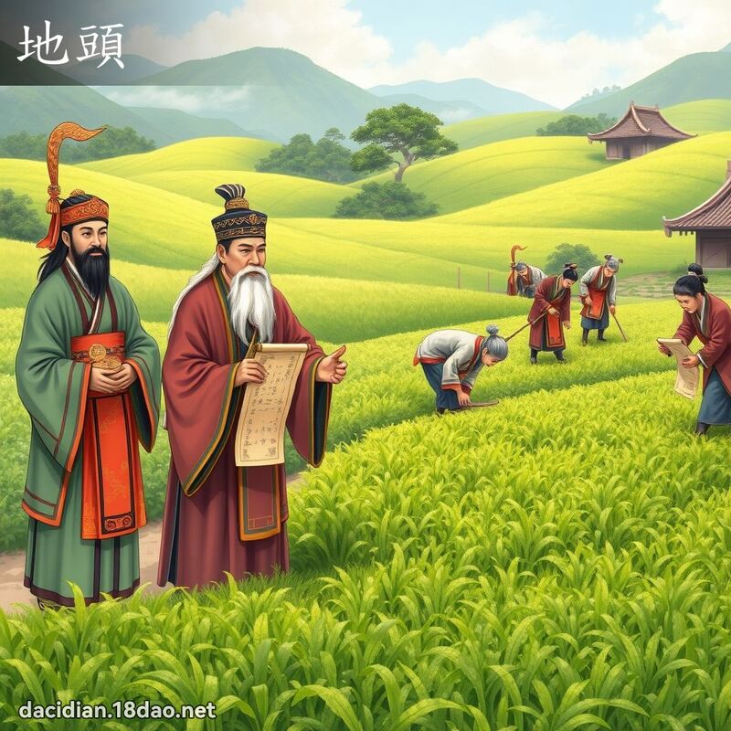 地頭 - 國語大辭典配圖