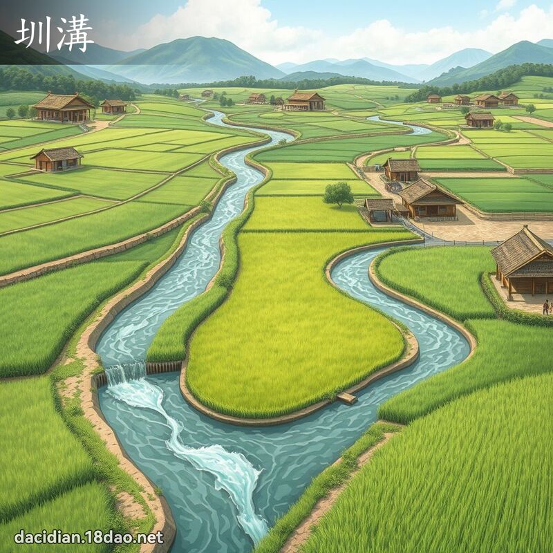 圳溝 - 國語大辭典配圖