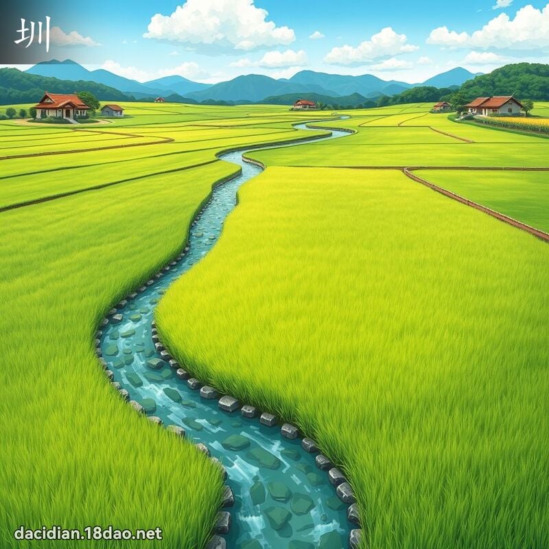 漢字: 圳 (多音字)