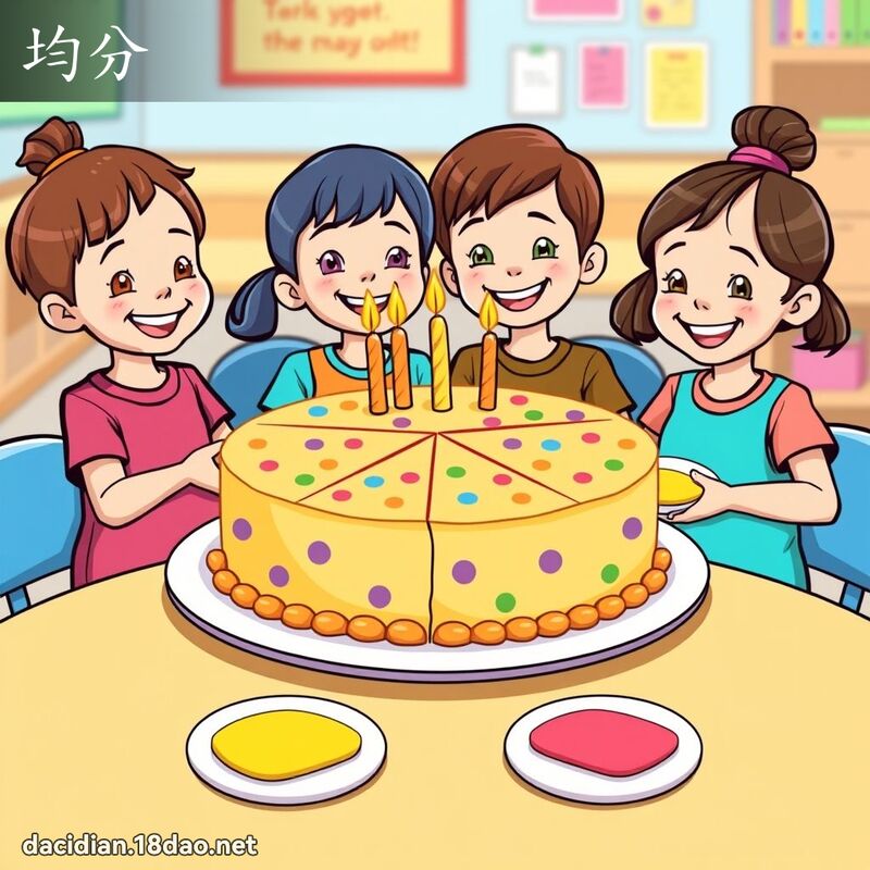 均分 - 國語大辭典配圖