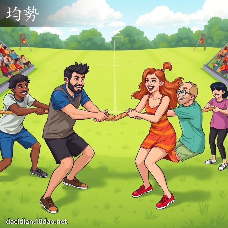 均勢 - 國語大辭典配圖