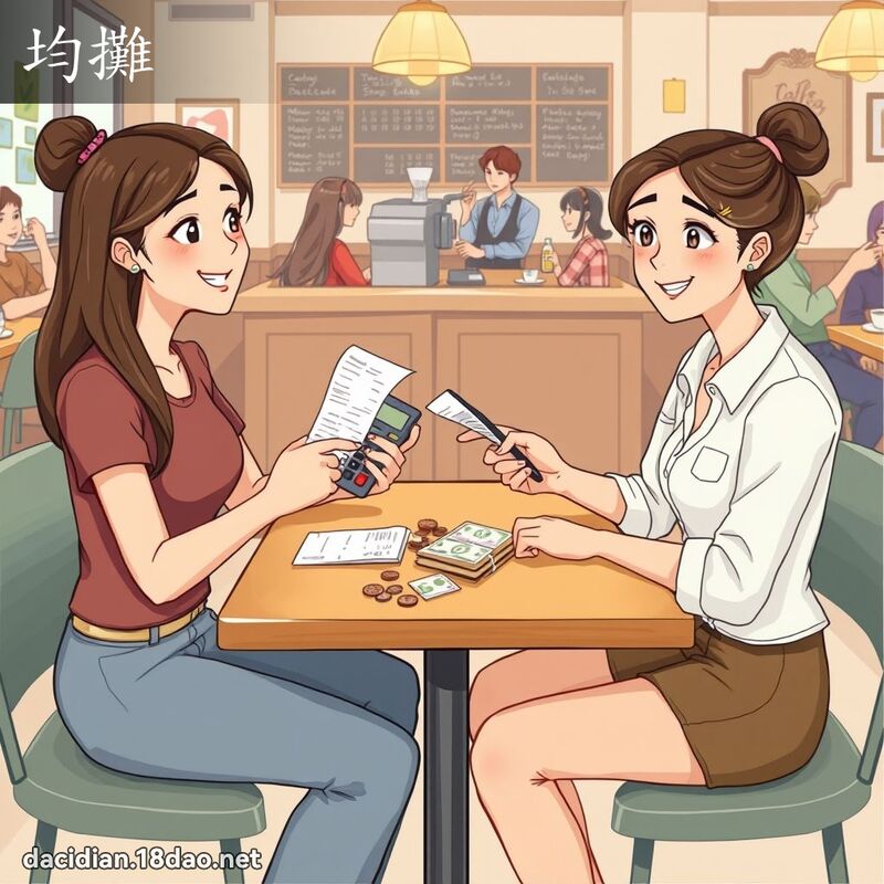 均摊 - 国语大辞典配图
