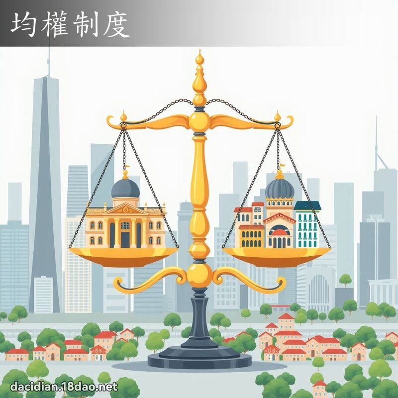 均權制度 - 國語大辭典配圖