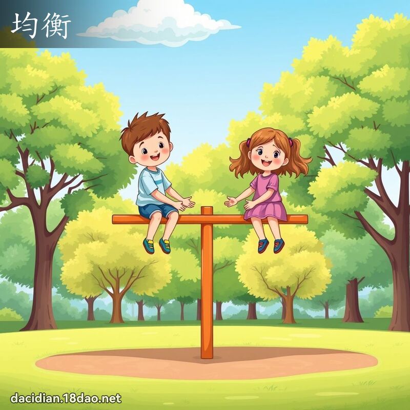 均衡 - 國語大辭典配圖