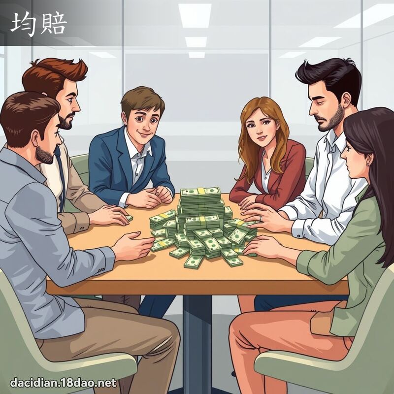 均賠 - 國語大辭典配圖