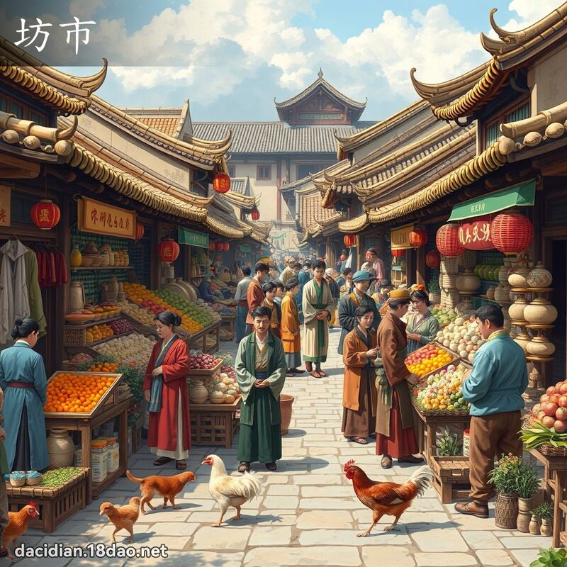 坊市 - 國語大辭典配圖