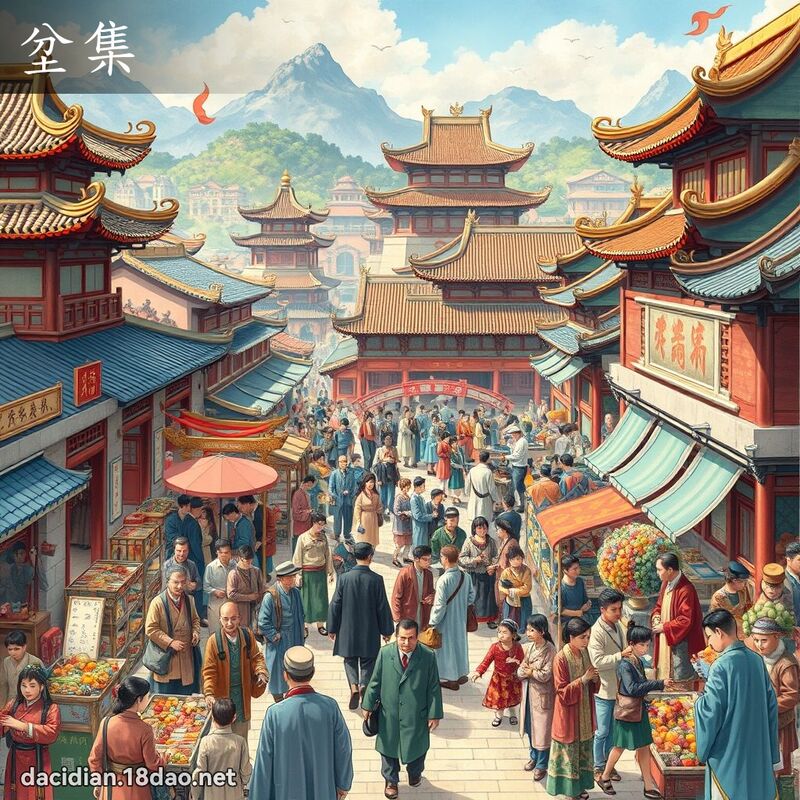 坌集 - 國語大辭典配圖