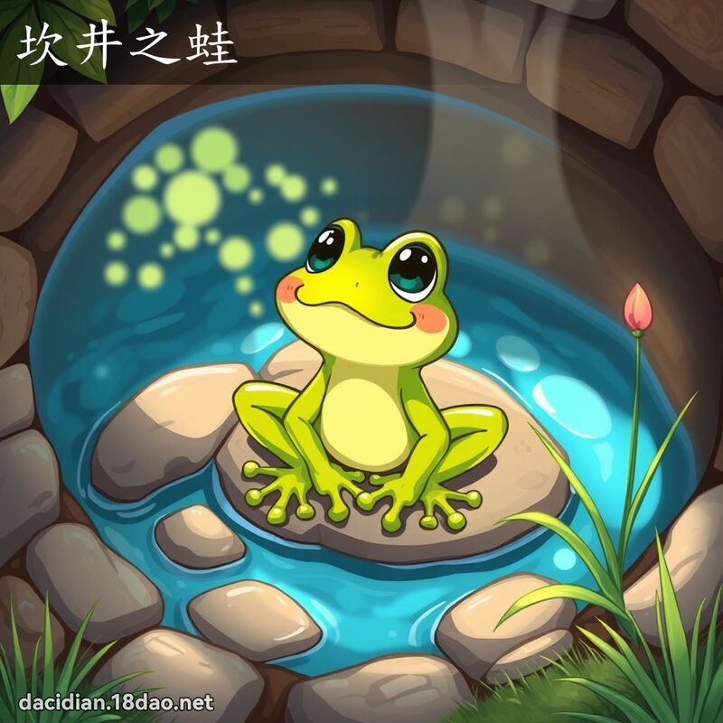 坎井之蛙 - 國語大辭典配圖