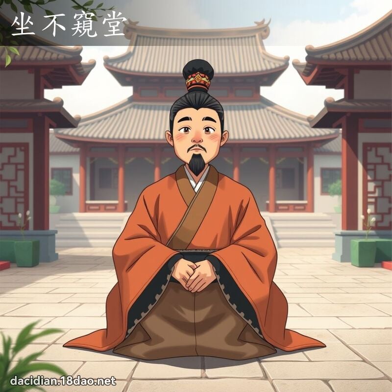 坐不窺堂 - 國語大辭典配圖