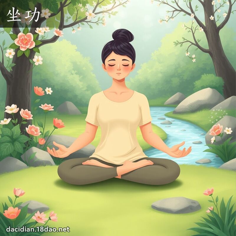 坐功 - 国语大辞典配图
