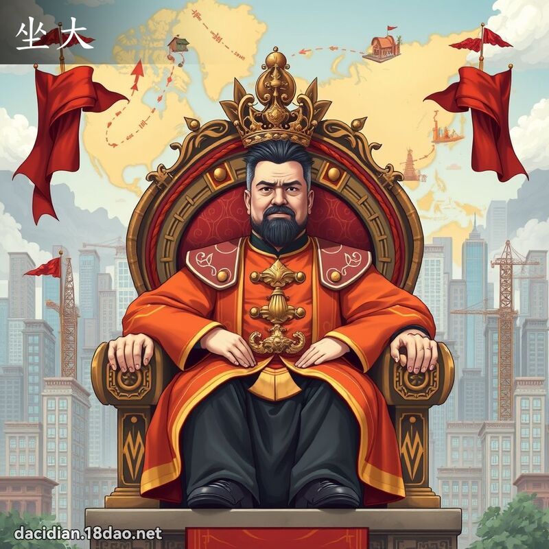 坐大 - 国语大辞典配图