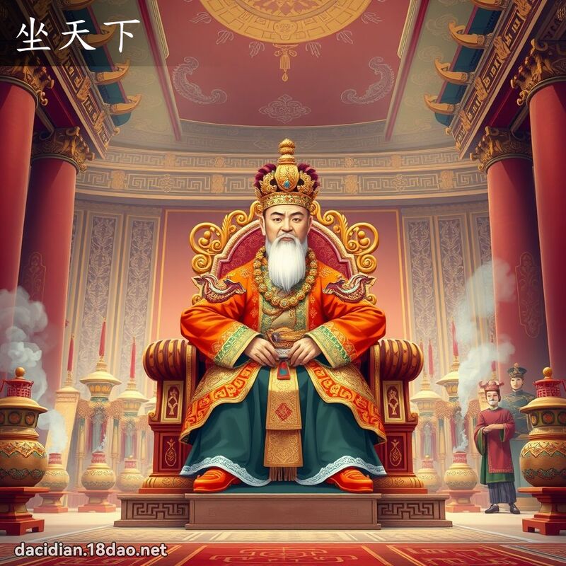 坐天下 - 国语大辞典配图