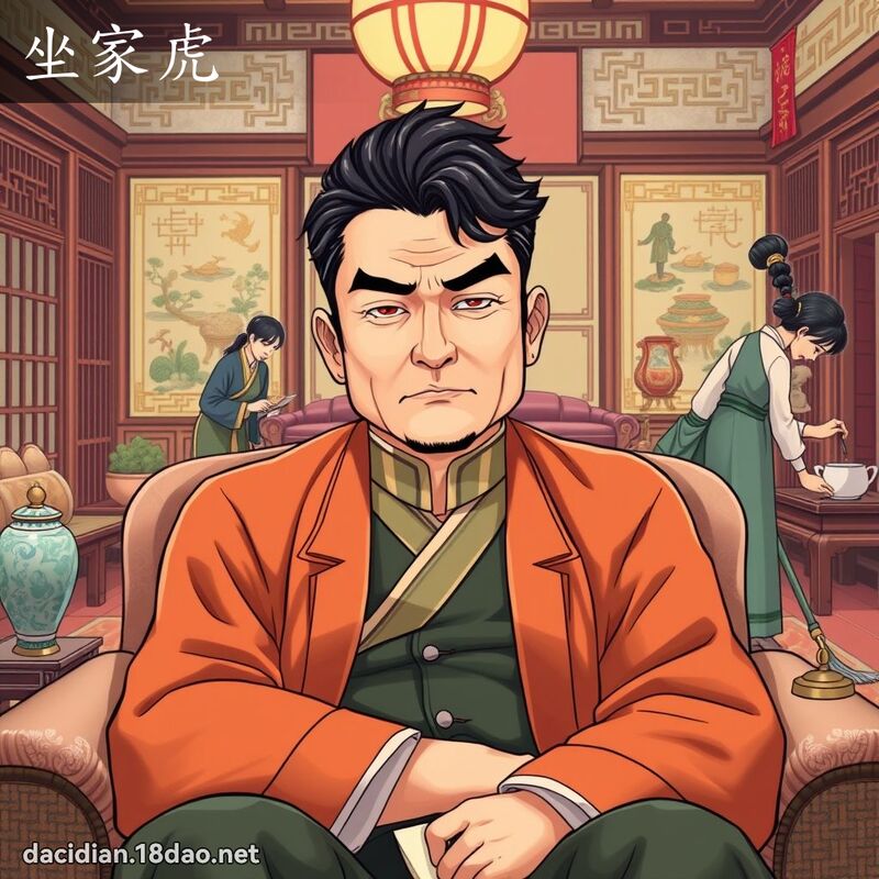 坐家虎 - 國語大辭典配圖
