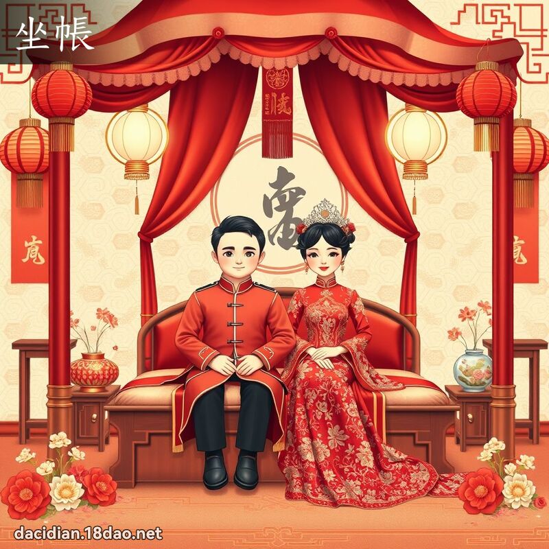 坐帳 - 國語大辭典配圖