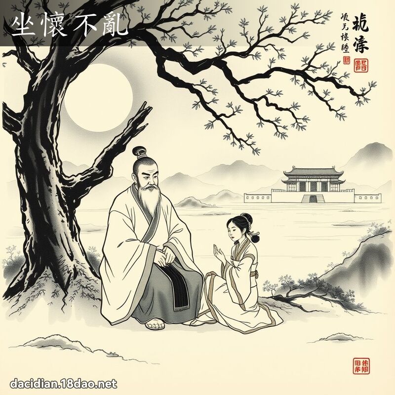 坐怀不乱 - 国语大辞典配图