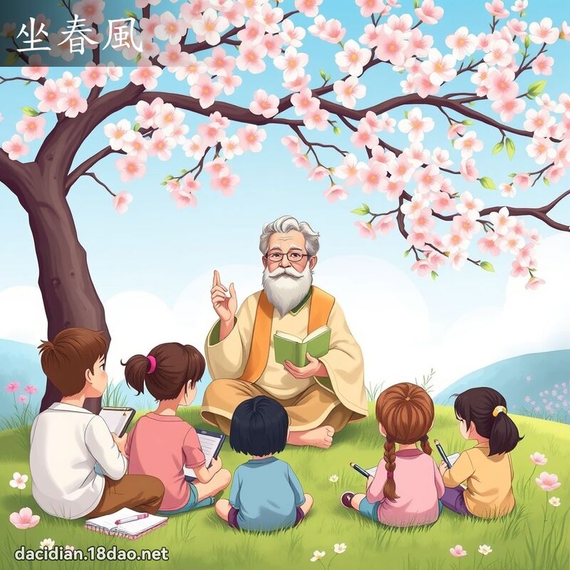 坐春风 - 国语大辞典配图