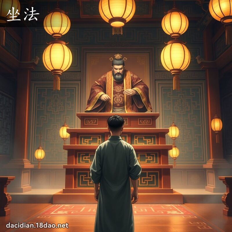 坐法 - 國語大辭典配圖