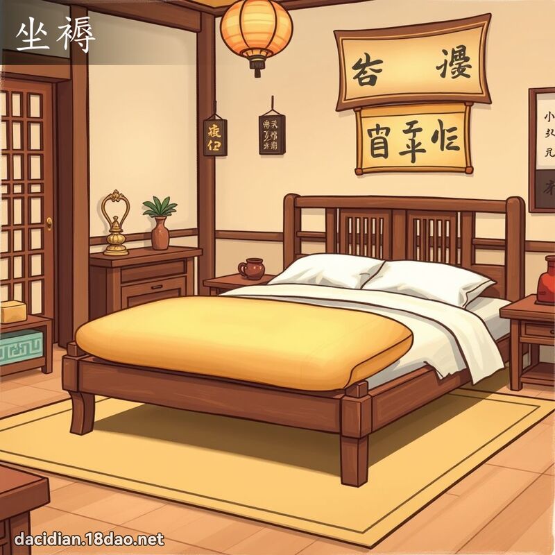 坐褥 - 國語大辭典配圖
