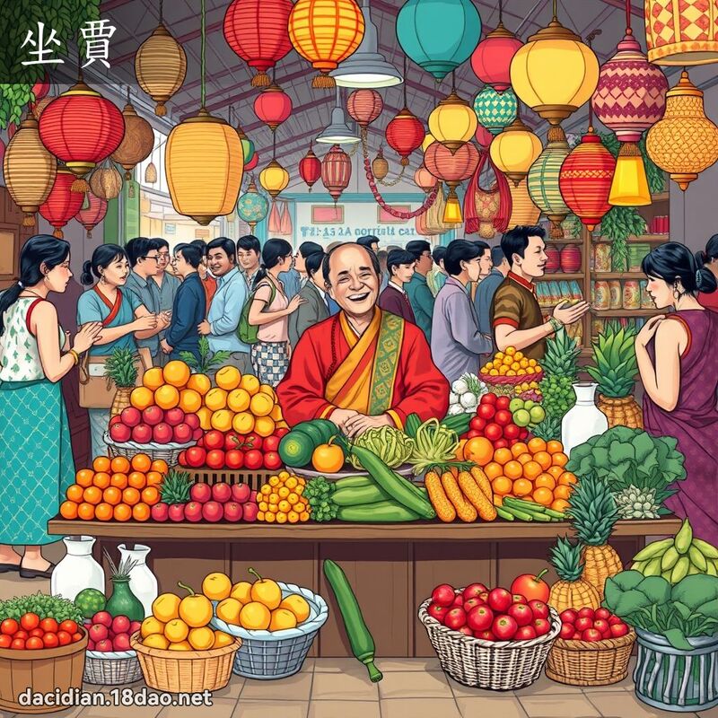 坐賈 - 國語大辭典配圖