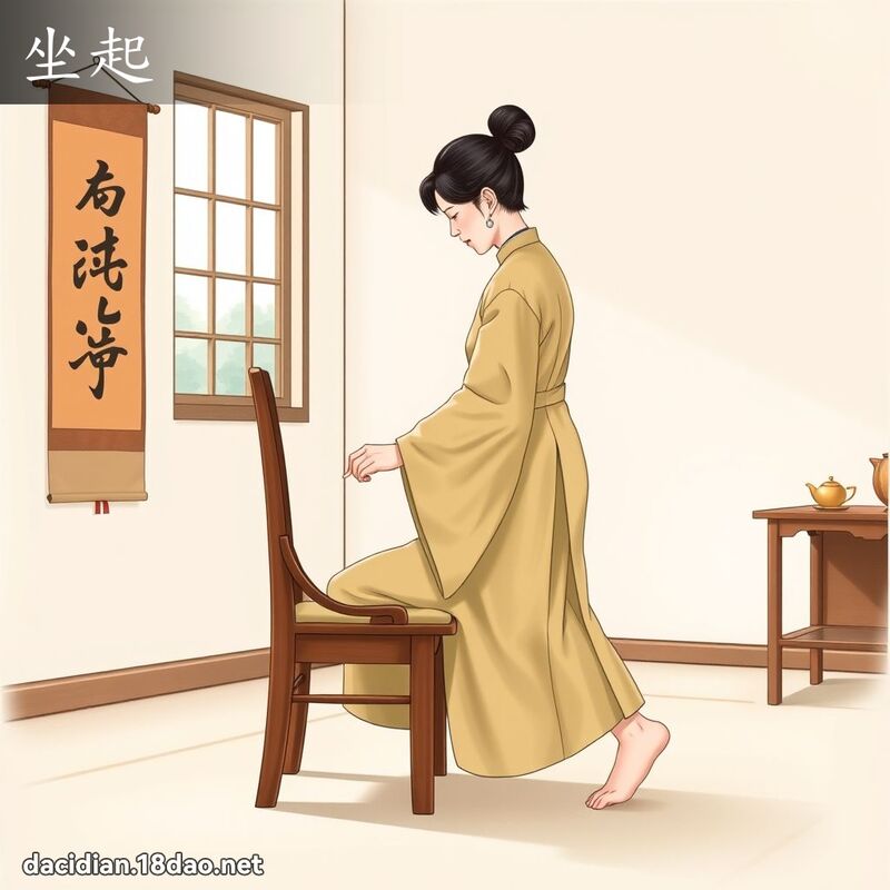 坐起 - 國語大辭典配圖