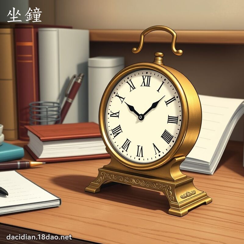 坐钟 - 国语大辞典配图
