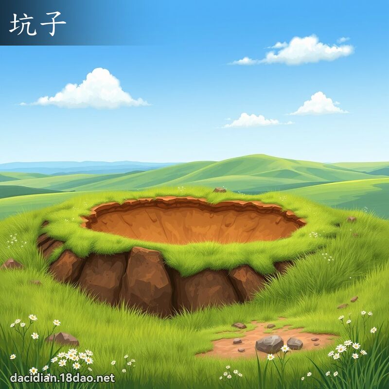 坑子 - 國語大辭典配圖