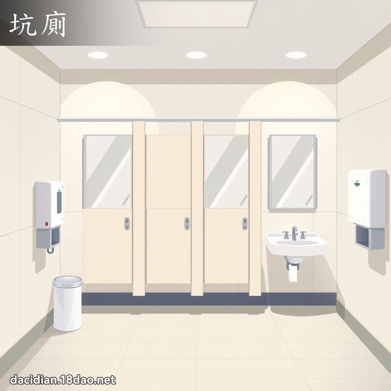 坑廁 - 國語大辭典配圖