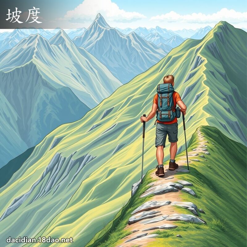 坡度 - 国语大辞典配图