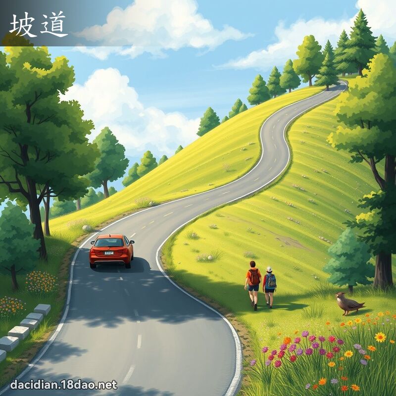 坡道 - 國語大辭典配圖