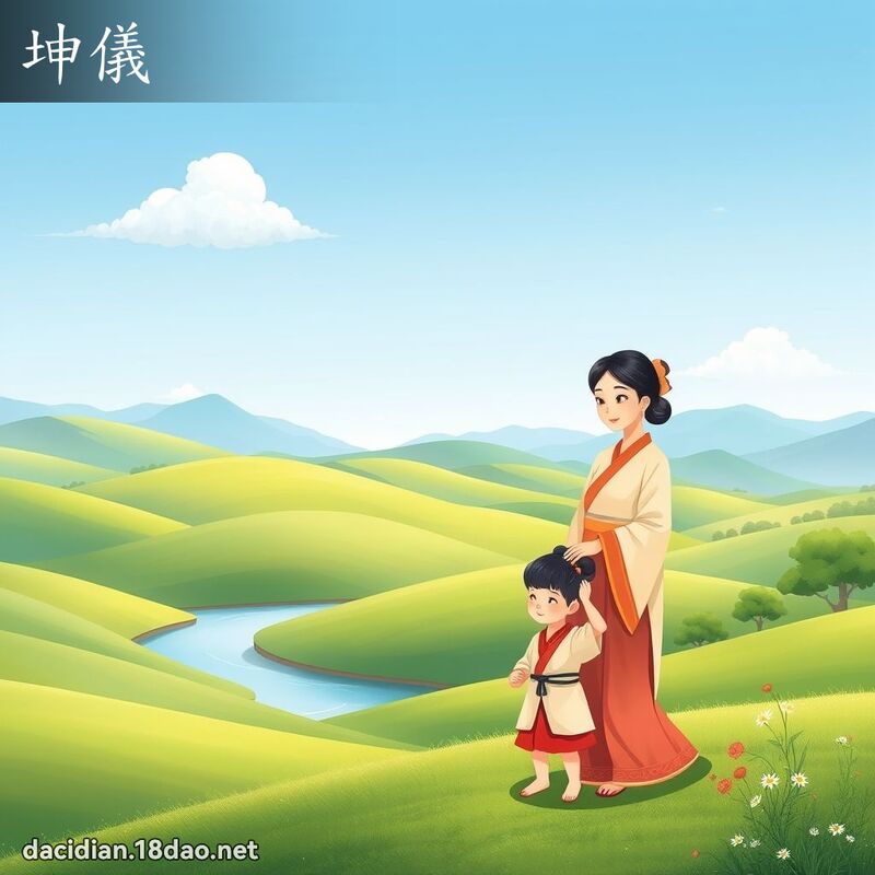坤儀 - 國語大辭典配圖