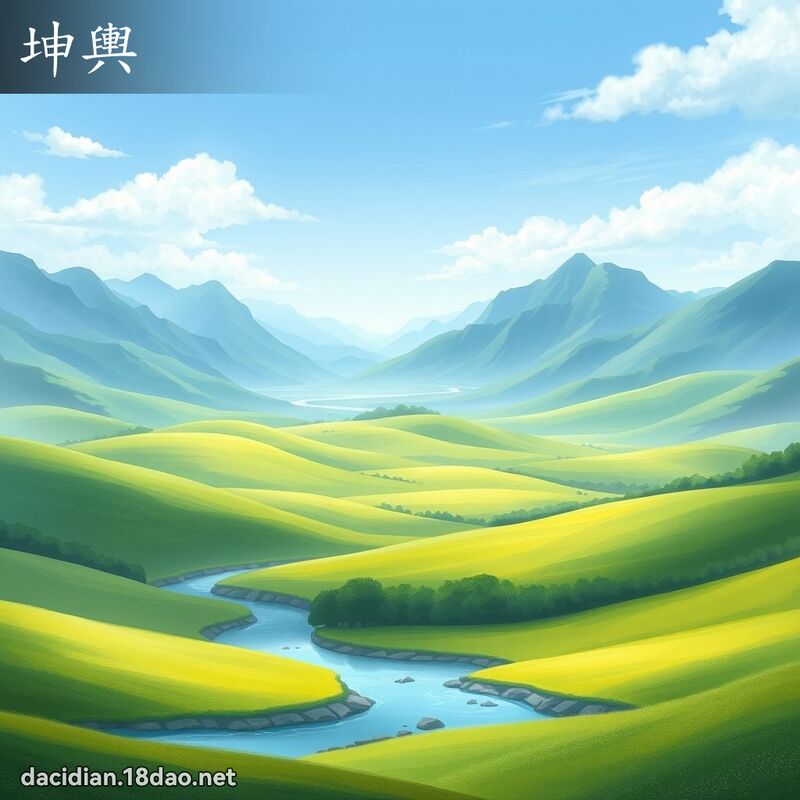 坤輿 - 國語大辭典配圖