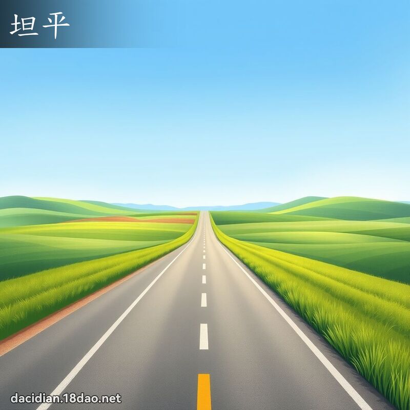 坦平 - 國語大辭典配圖