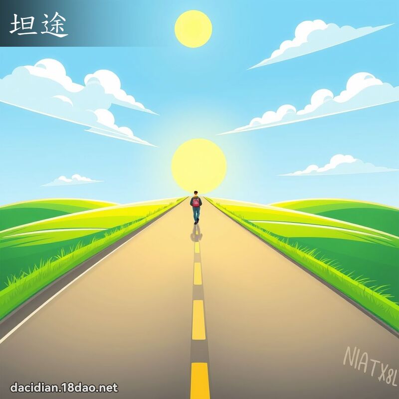 坦途 - 國語大辭典配圖