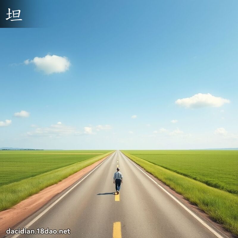 坦 - 國語大辭典配圖
