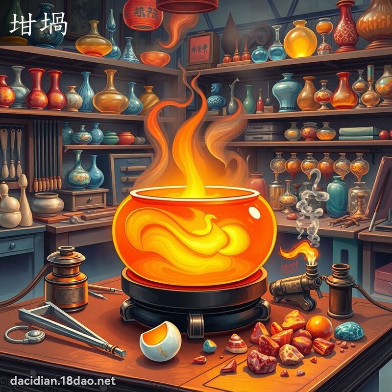 坩堝 - 國語大辭典配圖
