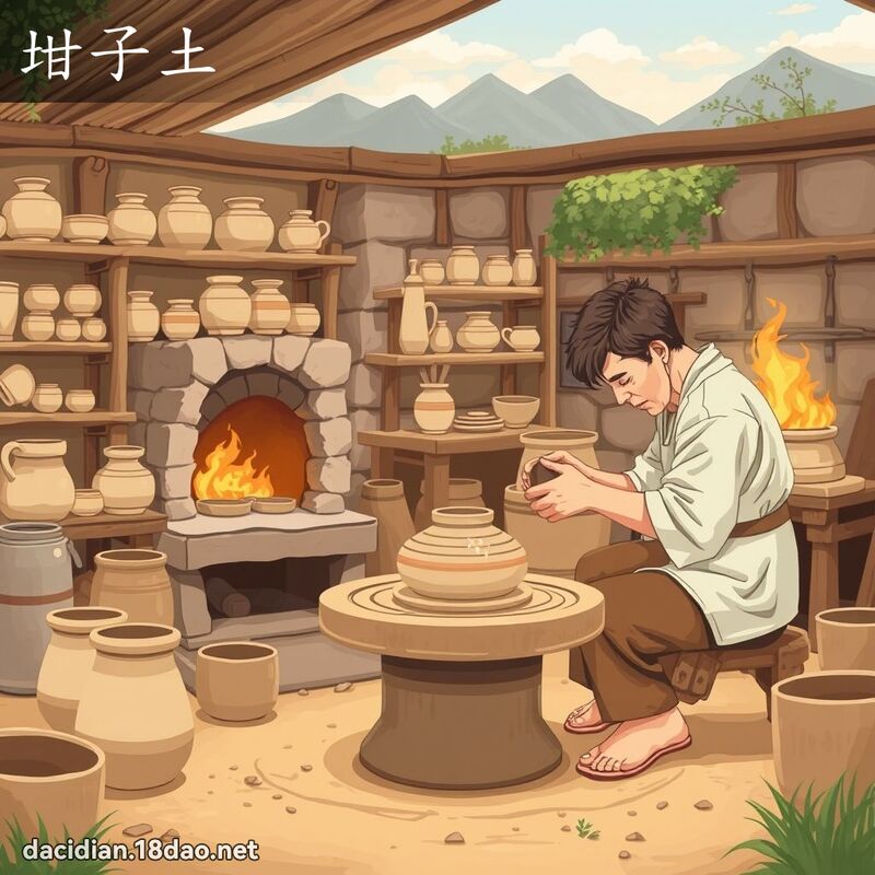 坩子土 - 国语大辞典配图
