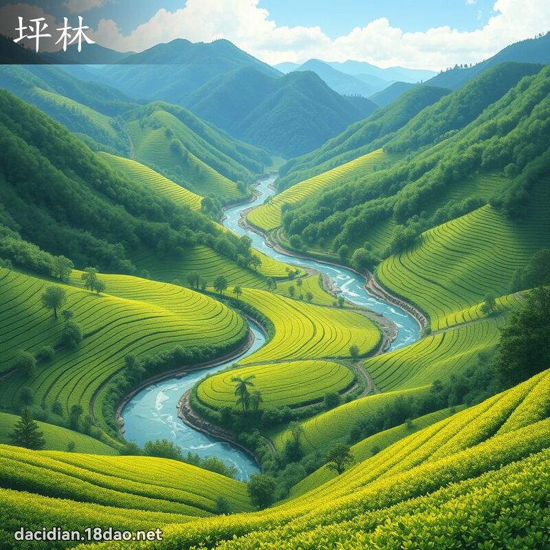 坪林 - 國語大辭典配圖