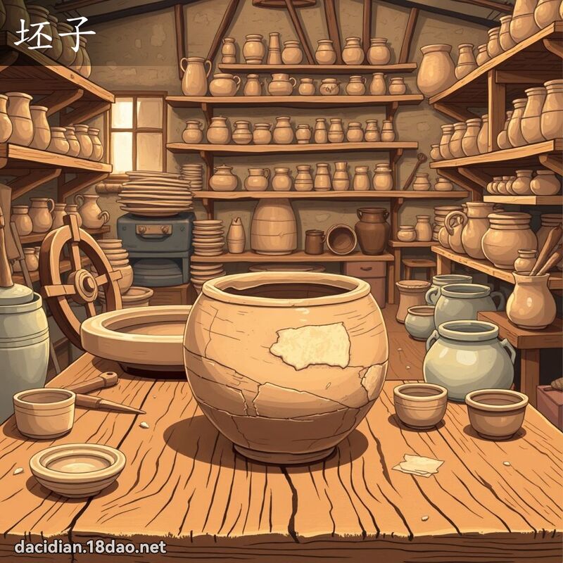 坯子 - 国语大辞典配图