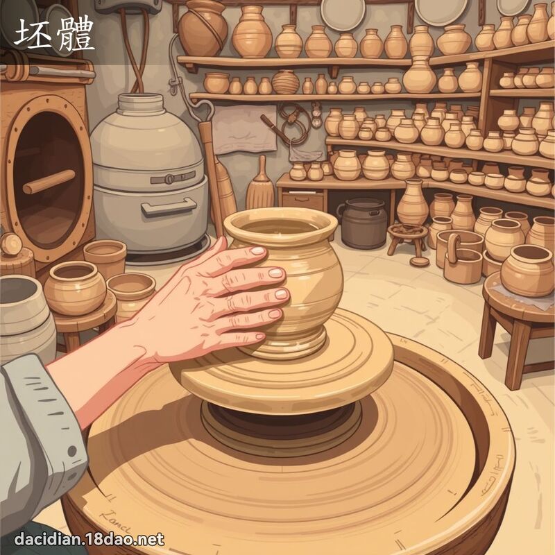 坯體 - 國語大辭典配圖