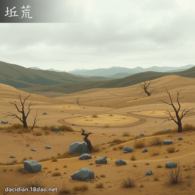坵荒 - 國語大辭典配圖