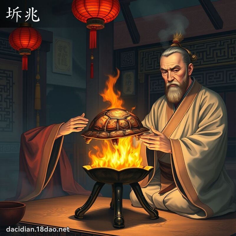 坼兆 - 国语大辞典配图