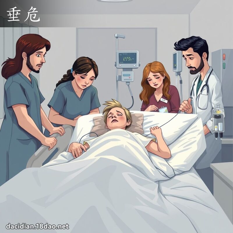 垂危 - 國語大辭典配圖