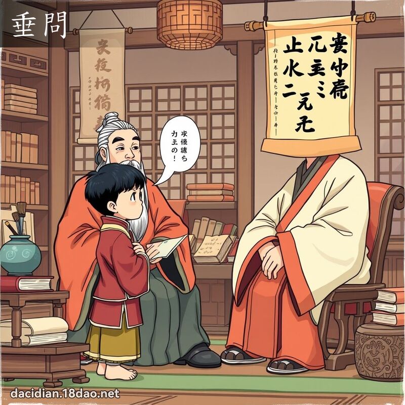 垂问 - 国语大辞典配图