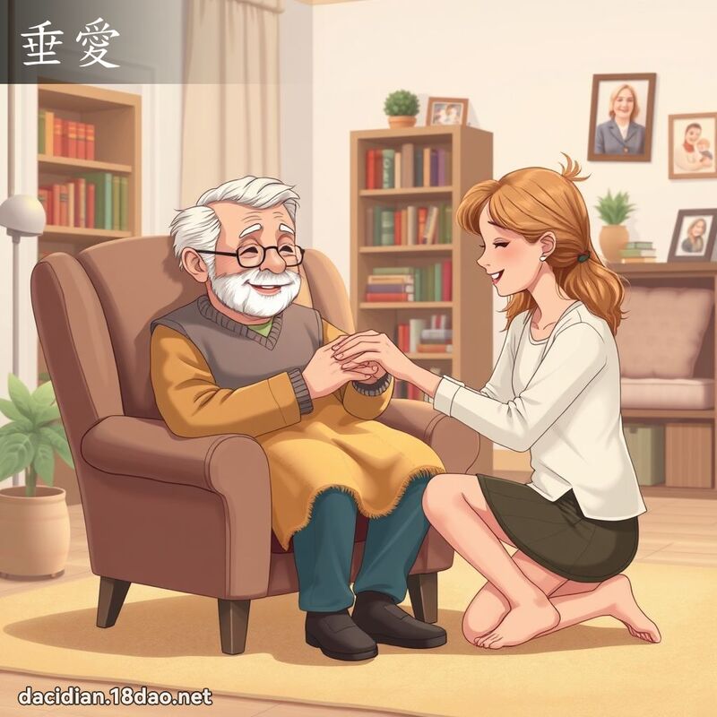垂愛 - 國語大辭典配圖